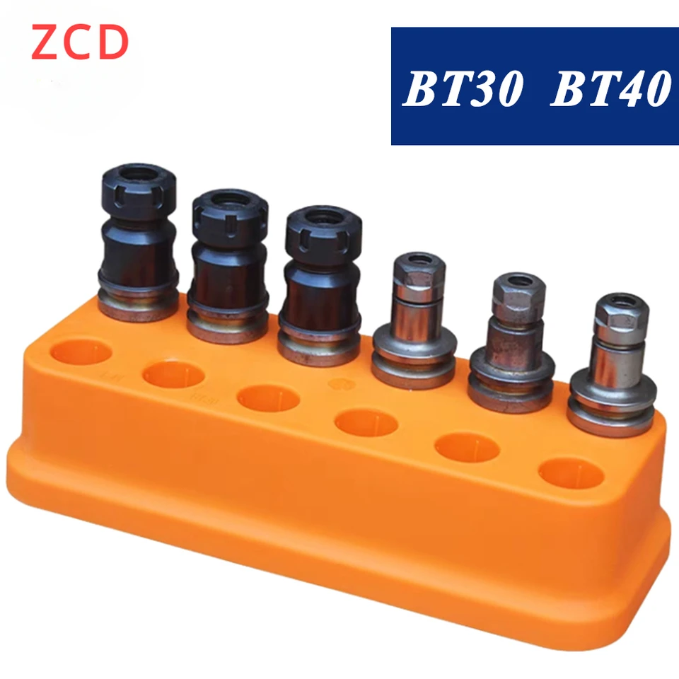 ZCD BT30 BT40 Chuck Collecting Box BT40 Držitelia nástrojov PLASTICS Storage Box CNC MAHCINE DOPRAVY DODÁKOV PRÍPAD BT30