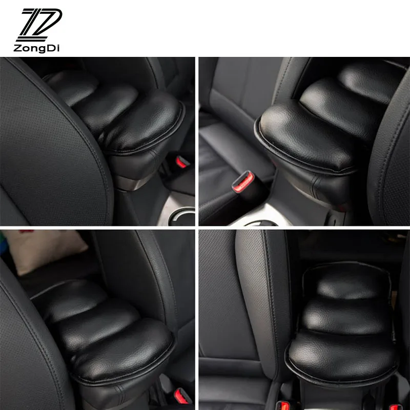 ZD Center Console Car lakťové lakťové lakťové podložky pre Mini Cooper Volkswagen VW Polo Passat B6 B7 Golf 4 5 6 7 Touareg Bora Tiguan