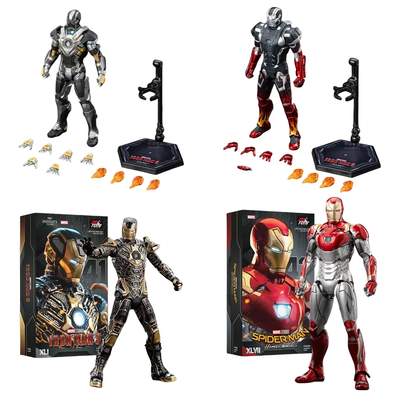 Zd Iron Man Mk22 Mk24 War Stroj 2.0 Mark 41 Mark 47 Mark 35 Red Snapper Action Obrázok MK1-7 Tony Stark Zhromaždenie