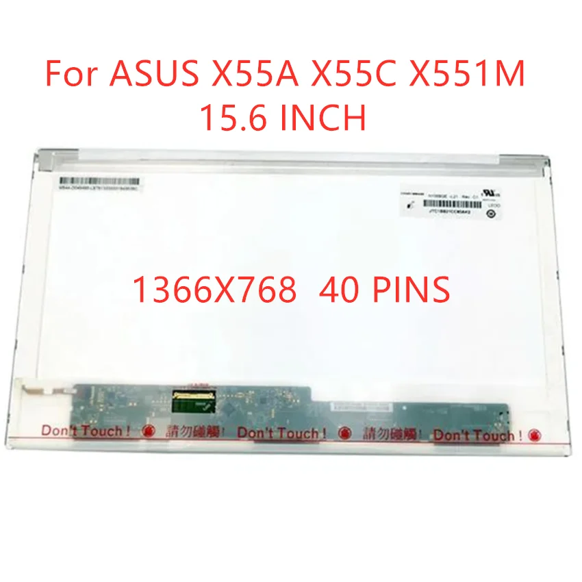 ZDARMA DOPRAVA NAHLOTA LCD SCRESA NÁKLADA PRE ASUS X55A X55C X551M NAPLATÍ LAPTOP LCD Matica obrazovky 1366*768 40 PIN 15.6 