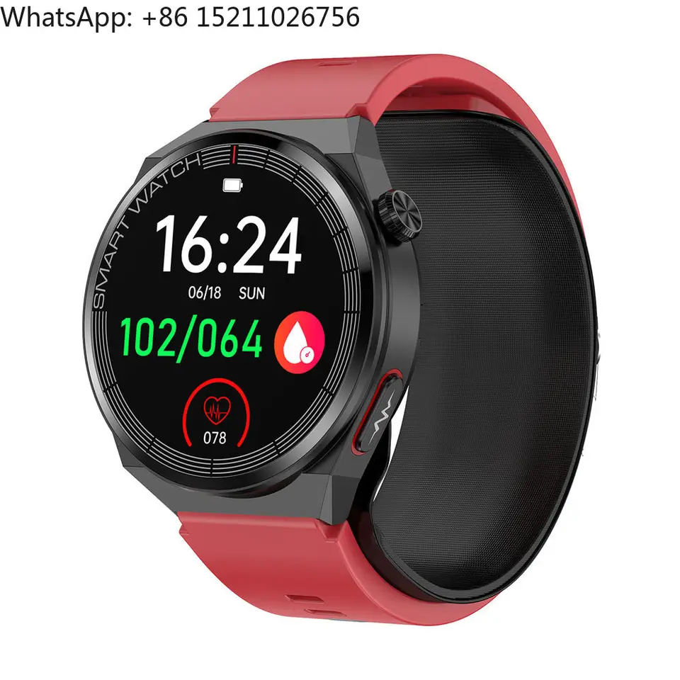 zdravotnícka starostlivosť Smartwatch TK62 EKG Sleeping Tracker Smart Watch S Air Pump Airbag Krvný tlak Meter pripojené hodinky
