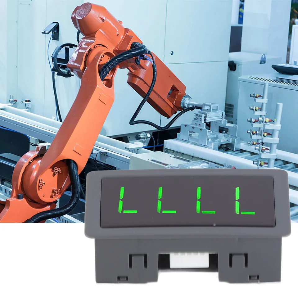 Zelený 4 -miestny LED motor Tachometer RPM Rýchlosť meracieho metra NPN Hall Hall Sensor Sensor Motor LED Tacho Motor Tachometer
