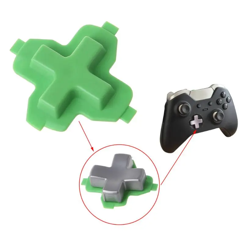 Zelený magnetický DPAD HOT Gamepad Výmena dielov hry pre Xbox One Elite Wireless Controller