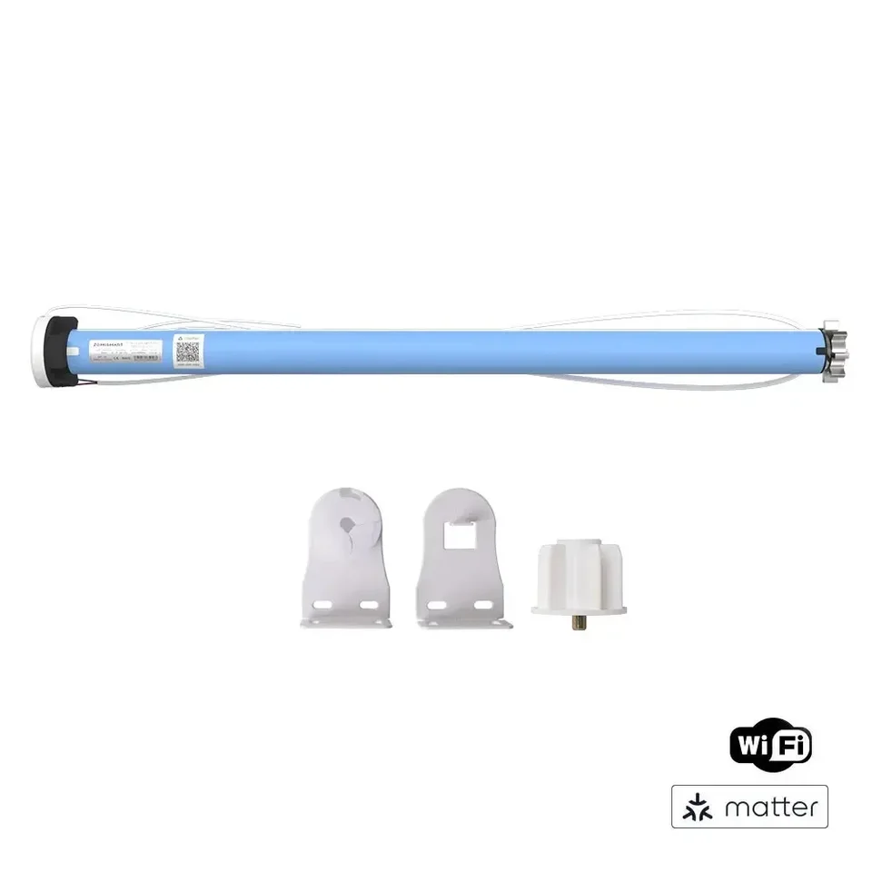 Zemismart Matter WiFi 2n Smart Roller Shade Racks Motor pre 37 38 mm trubicu podporu Google Home Alexa HomeKit Control App Control