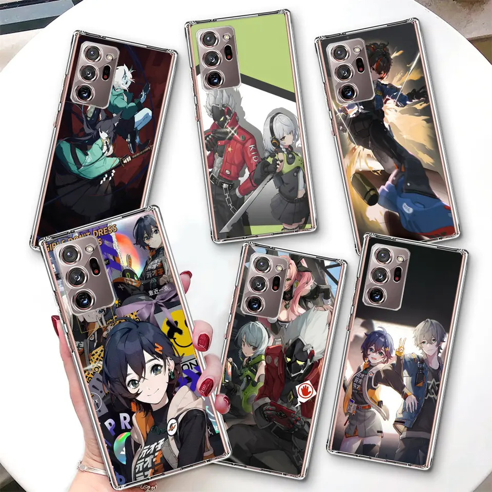 Zenless zóna nula Belle Transparent Case pre Samsung Galaxy Note 10 plus 20 ultra 5g 9 8 10 LITE TPU Soft Phone Cover J4 M21 J6
