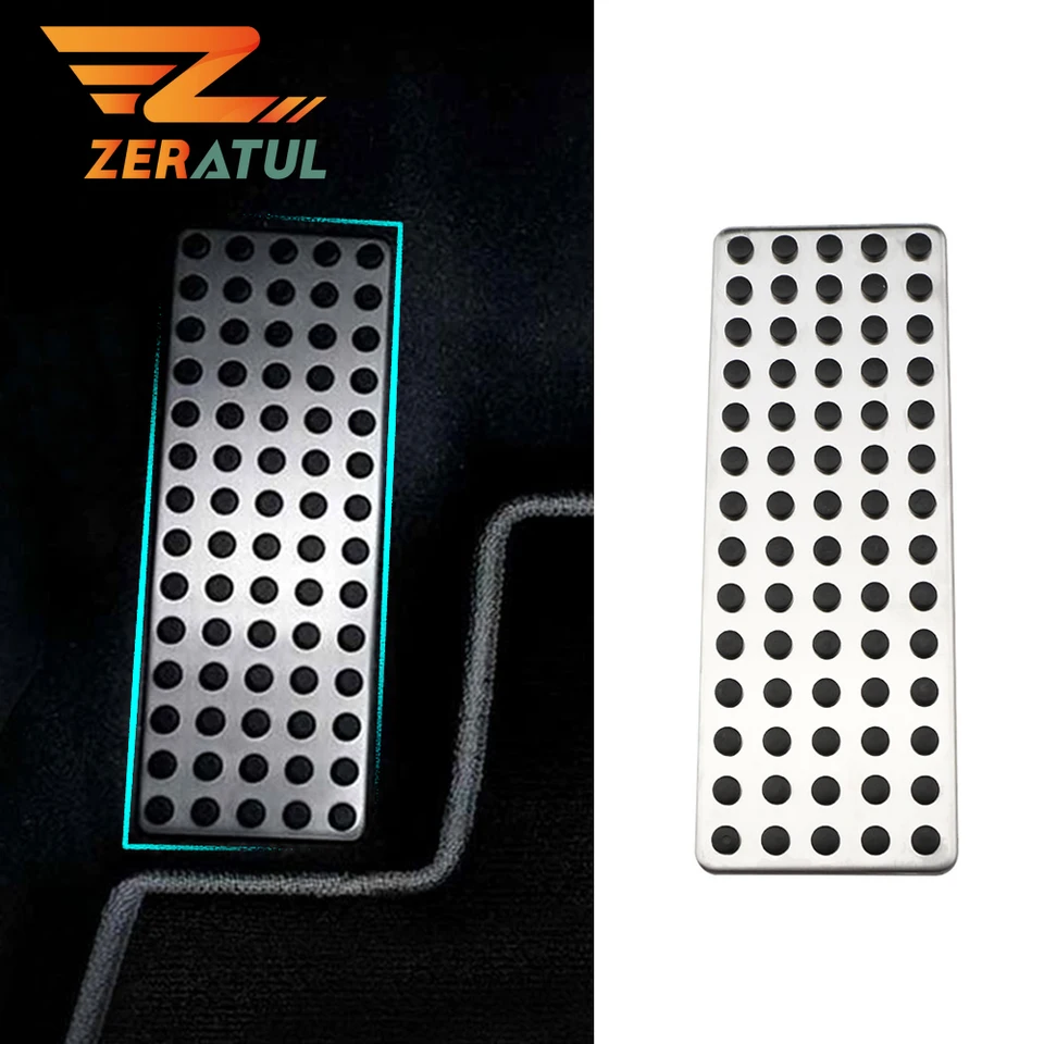 Zeratul Auto z nehrdzavejúcej ocele Car Foot Foot Footrest Pedál Pedál Pedál pre Mazda 2 3 6 CX3 CX4 CX5 CX9 pre Infiniti Q30 Q30S QX30