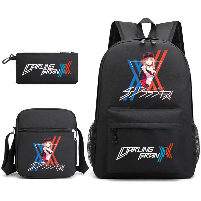 Zero dva batoh 3 kusy/sada detí Aplikácia Girl Boy School Bag Back to School Darčekový batoh