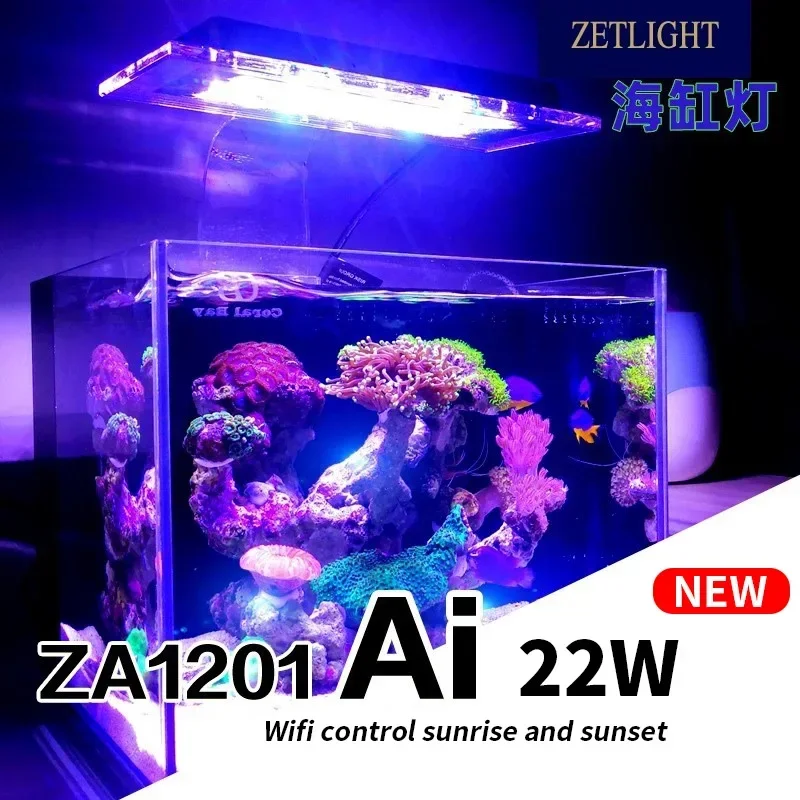 Zetlight-aqua WiFi LED lampa ZA1201AI, Full Spectrum Morská voda, cez ovládacie svetlo aplikácie