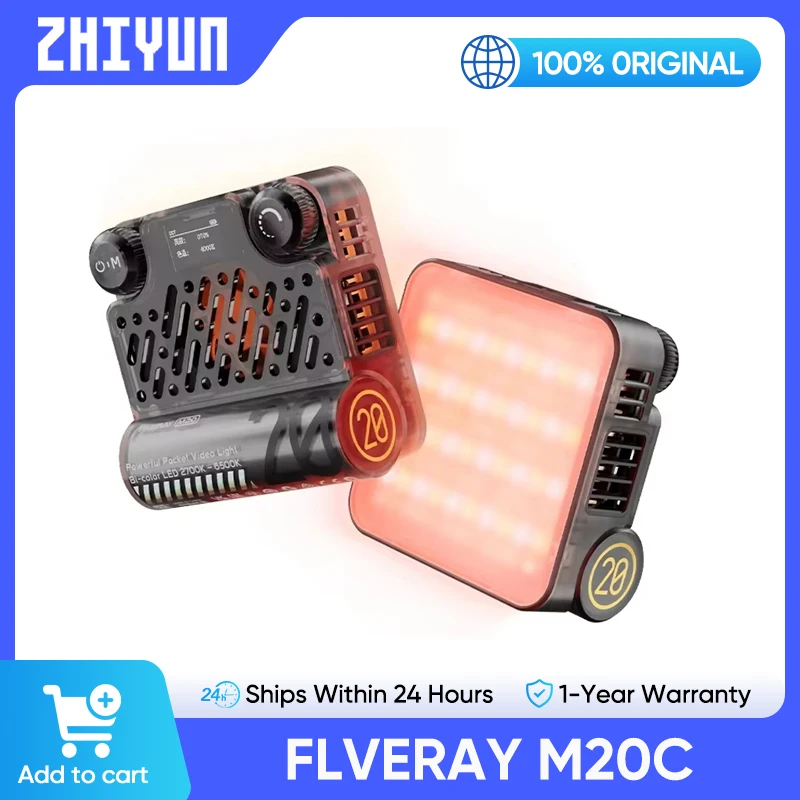 Zhiyun M20 M20C LED svetlá vreckového vrecka Light Photo Video lampa Fotografovanie Light Photography Lighting