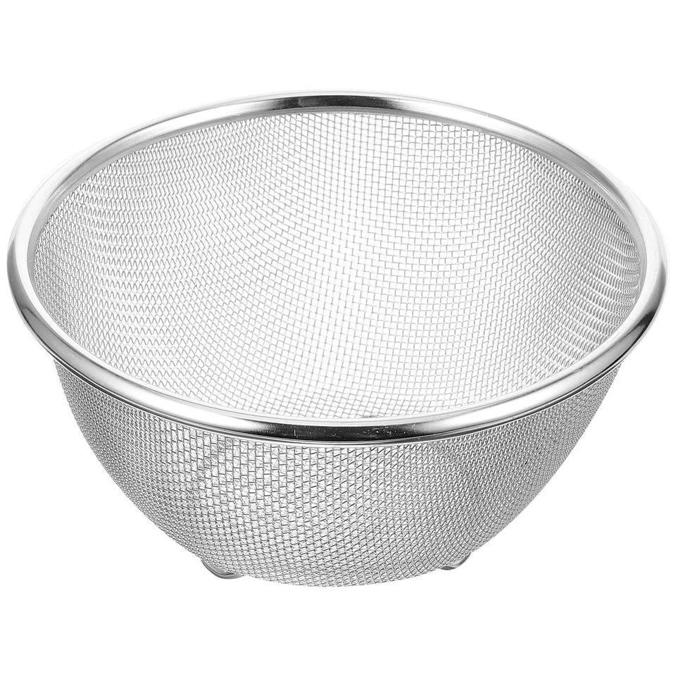 Zhrusnutá z nehrdzavejúcej ocele Odtokový kôš Ryža sita Wash Kitchen Kitchen Drainer Draine na varenie