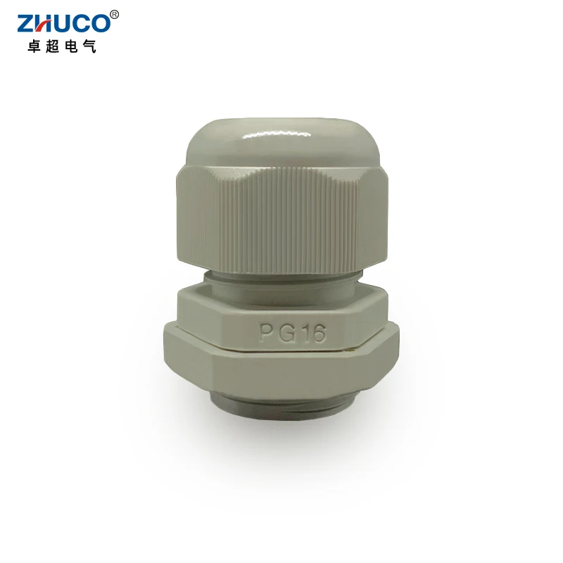 ZHUCO 10ks PG16 Šedý plastový nepremokavý