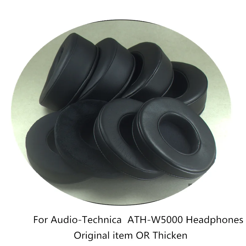 Zhúrené ovčie kožné doštičky uší 105 mm pre audio-techniku ​​ATH-W5000 slúchadlá slúchadiel