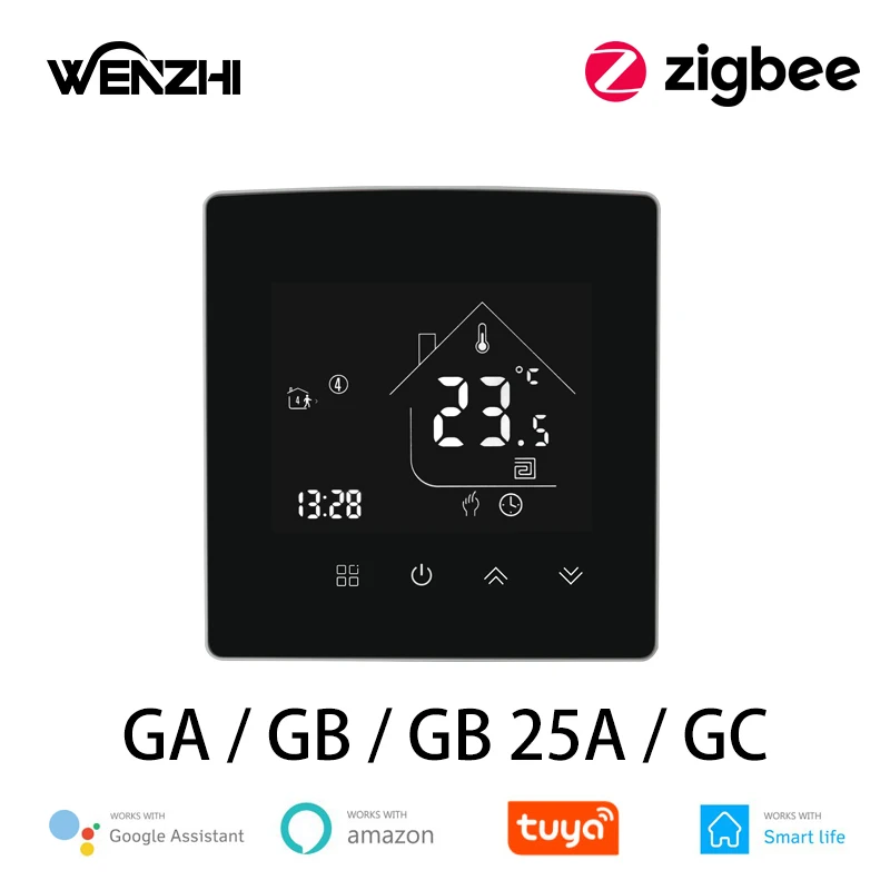 ZIGBEE 3.0 Termostat Teplota regulátora Voda/vykurovanie elektrického podlahy GA/GB/GC SMART LIFE TUYA Alexa Google HOME