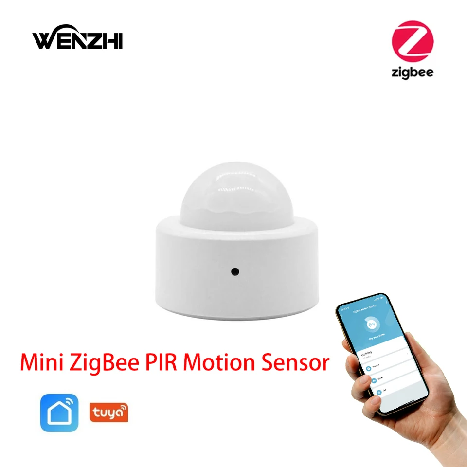 ZIGBEE MOUNTION SENSOR PIR IR Automatizácia ľudské telo Infračervený detektor bezdrôtovej bezpečnosti Mini tuya inteligentný život domov Alexa kompatibilný