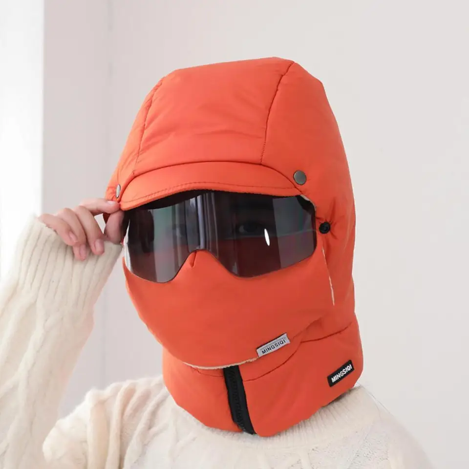 Zima teplá cyklistická čiapka Men Men Mentocykel motocykel Balaclava Windproof Sports Šatka zamatová tvár kryt