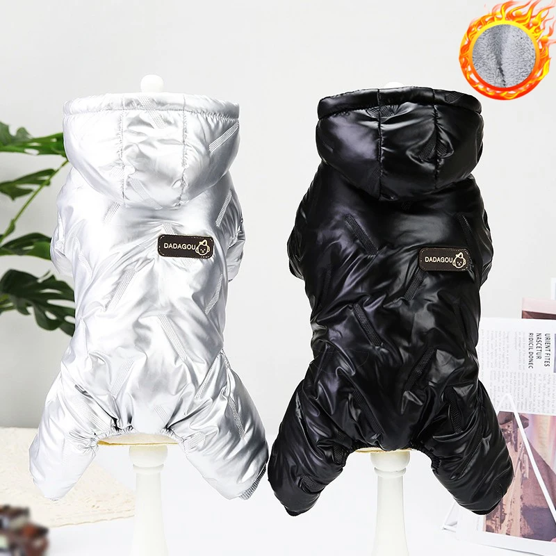 Zima teplého domáceho maznáčika pre psie prepichnite vodotesné psie oblečenie pre malé psy Chihuahua plyšové bunda s kabátmi kostýmy Yorkie Outfits