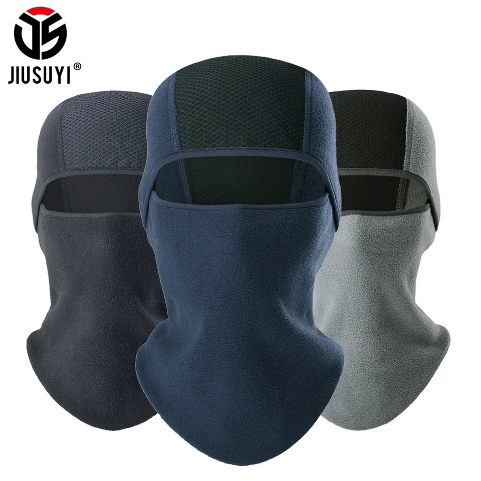 Zimná fleece teplejšia čiapka Balaclava Cap Cold Weather Termal taktická prilba vložka vetru vložka Full Face Mask Cover lyžiarske čiapky Men