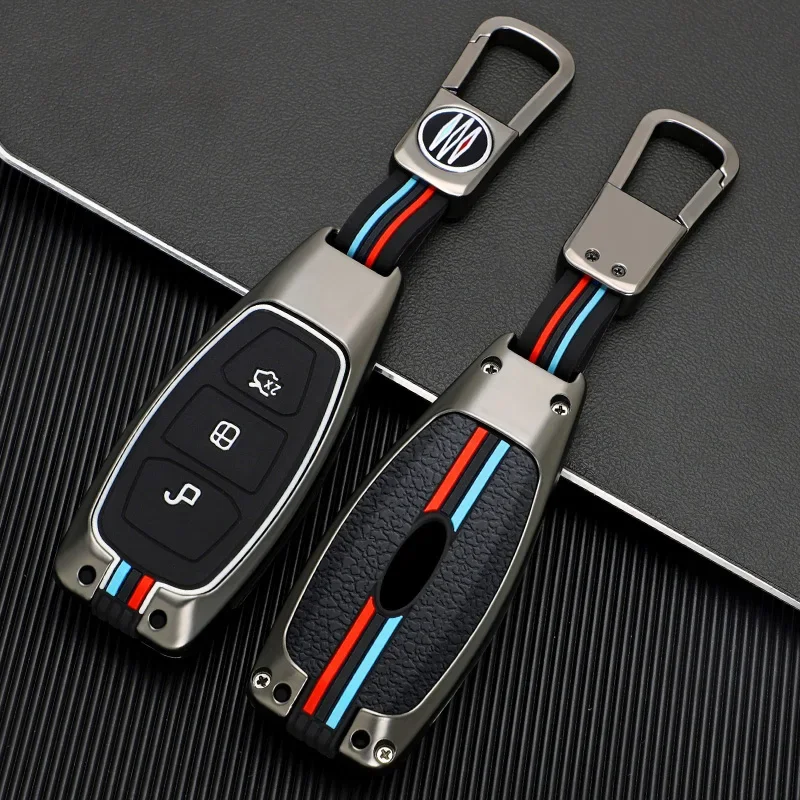 Zinc zliatiny auto vzdialené inteligentné kľúče obaly obal pre Ford Fiesta Focus 3 4 Mondeo Ecosport Kuga Focus ST Príslušenstvo
