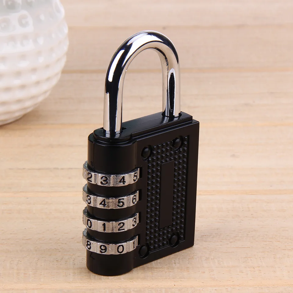 Zinc zliatiny Heslo Lock Multifunkčný 4 číselník Digit Durge Dvery Zámok vodotesný kód hesla uzamknutím proti krádeži pre skrinku pre telocvičňu