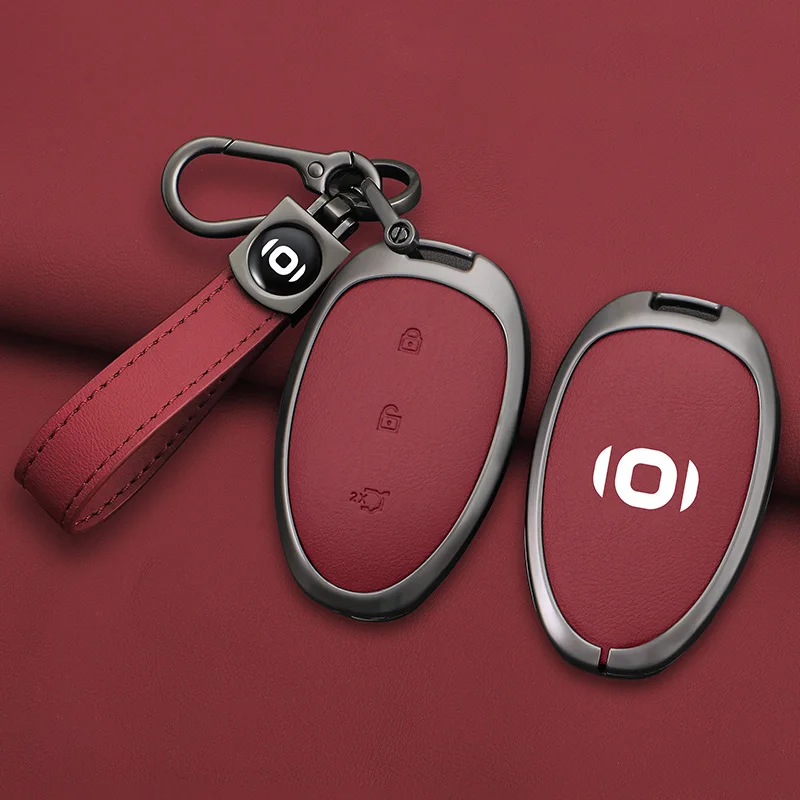 Zincová zliatina pre Changan Qiyuan A05 Key Sleeve Q05 A07 Úplný balíček A06 Shell E07 Buckle Simple Alcantara Auto Interior Accessorie