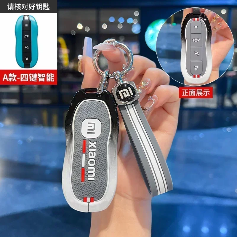 Zinok zliatina + Silikón Xiaomi SU7 CAR KEY PRÍPAD PRÍPADOVÉHO PRÍPADU NFC Držiak karty Držiak zliat