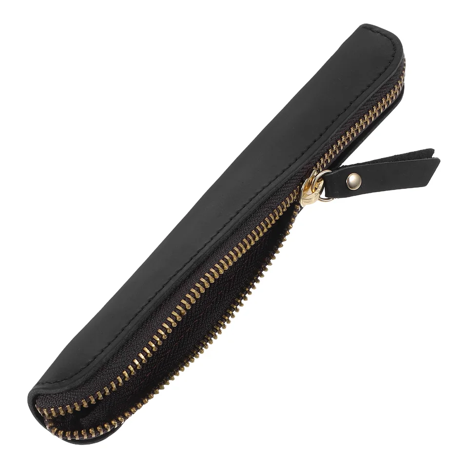 Zipper pero držiak na držiak na ceruzku Pure s vreckom na pero fontány (čierna)