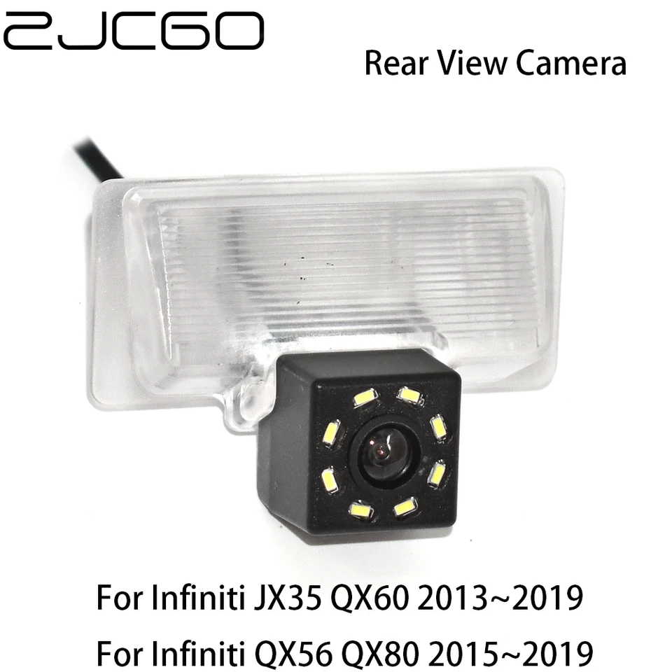 ZJCGO HD CCD CCD Zadný pohľad Zadný pohľad Zadný zálohový parkovací nočný viditeľný vodotesný fotoaparát pre Infiniti QX56 QX80 JX35 QX60 2013 ~ 2019