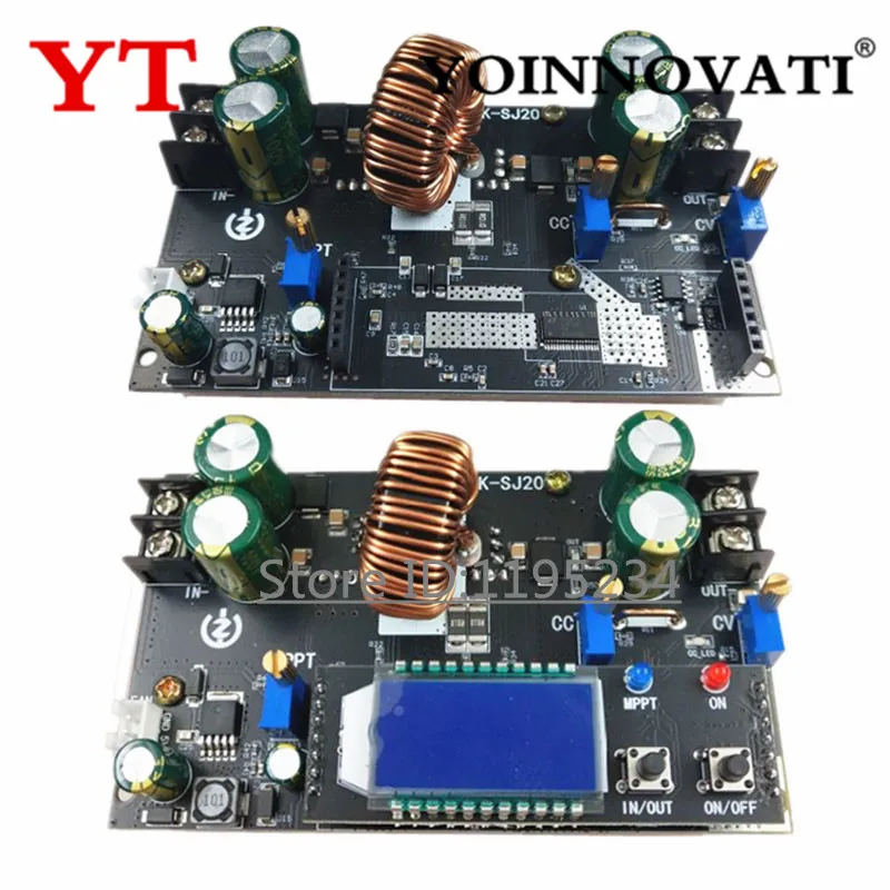 ZK-SJ20 300W Vysoko napájací výpadový modul solárny MPPT Vstup 7-80V Výstup 1.4-79V 20A Modul nastaviteľného napätia