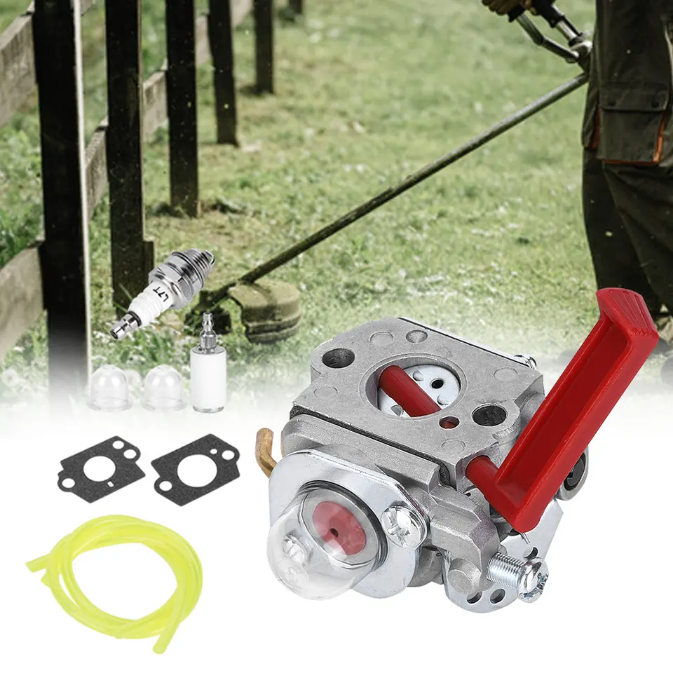 ZK20 Garden Lawn Mover Trimmer Carburetor Kit pre Homelite UT - 33600a 26cc EHCPS 0264AT 0264OF