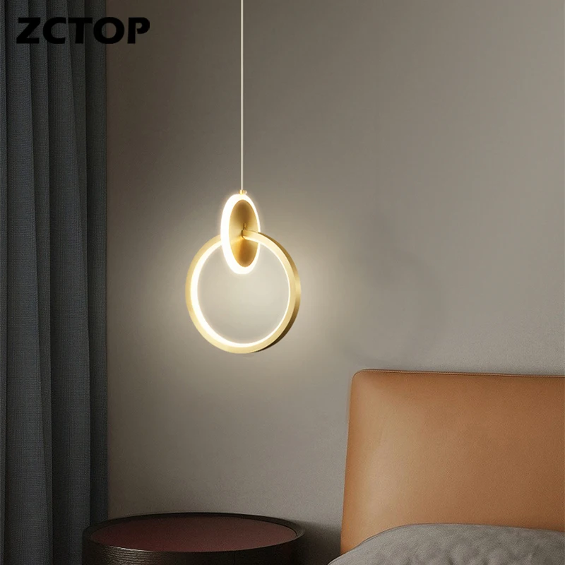 Zlato čierna LED moderné lustre pre obývaciu izbu spálňa Kuchy