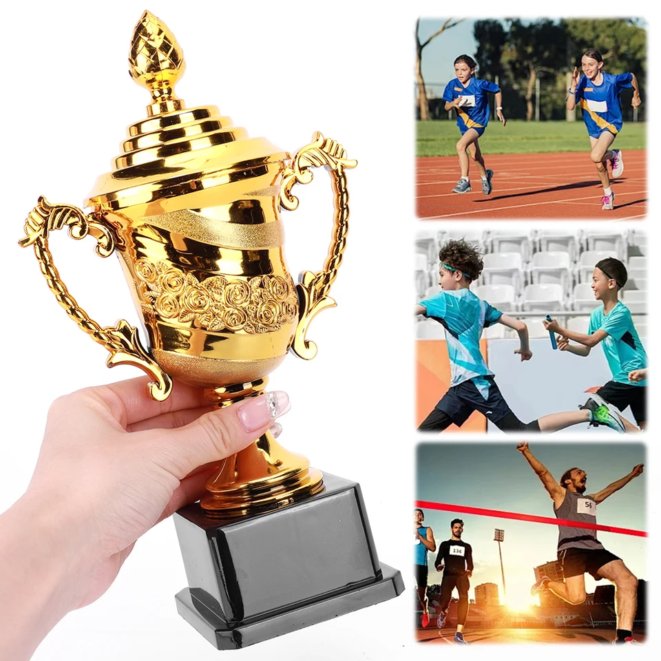 Zlatý plastový trofej Gold Trophy Cup