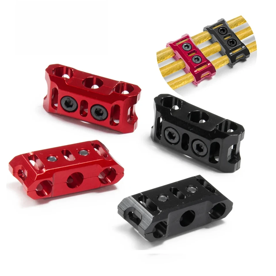 Zliatina ESC Motor Manager Drôt na drôty s pevnou svorkou zabraňujú zamotanej čiare pre RC Axial SCX10 90046 D90 TRX4 TF2 CC01 CAPRA ČASŤ