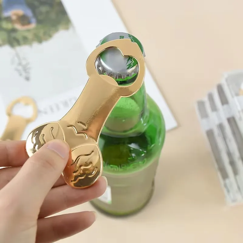 Zliatina Funny penis pivo otvárač svadobnej sprchy Svadobný nápoj Od odstraňovača veka fľaše otvárače sliepky nočné oslavy darček na párty darček