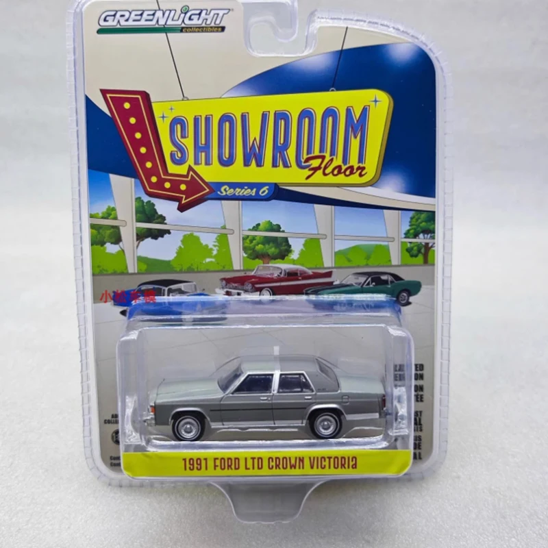 Zliatina Greenlight Diecast 1:64 Scale 1991 Ford Ltd Crown Victoria Model automobilu pre dospelých Classic Collection Display Darčekový suvenír