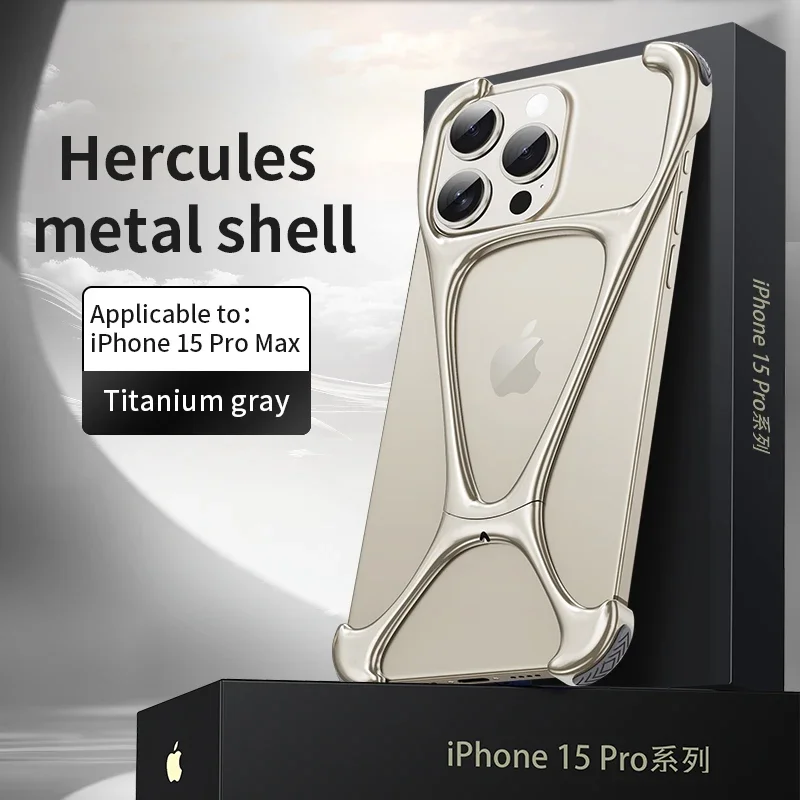 Zliatina holý kovový pocit puzdro pre iPhone 13 14 15 16 Pro Max kovový bezrámový rozptyl tepla Telefón pre iphon 16 Promax