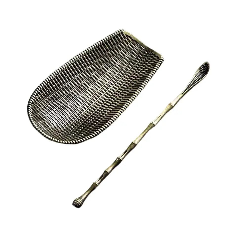 Zliatina Spoon Rest Tea Blánu Coffee Tea Mini Spoon Držiteľ pre dosku