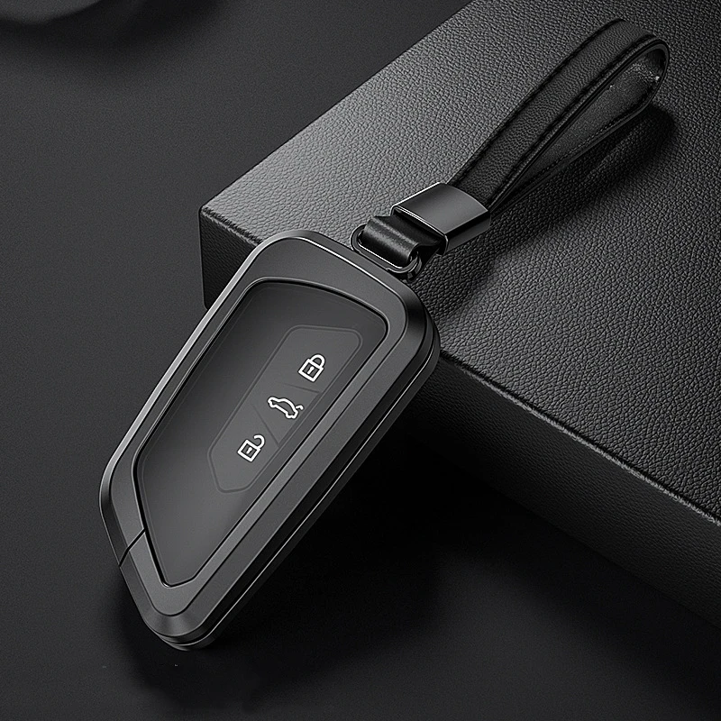 Zliatina z hliníka+kľúče TPU Key Cover Cover pre VW Volkswagen Golf 8 MK8 NOVÝ SKODA OCTVIA 3/4/5BUTTONS 2020 2021