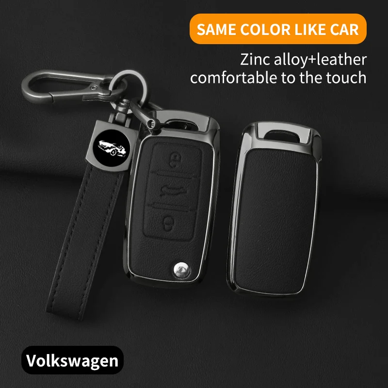 Zliatinová kožená autá Key puzdro kryt pre VW Volkswagen Polo Tiguan Passat Golf Mk Jetta pre Skot Kodiaq Superb Octavia Sedadlo Octavia