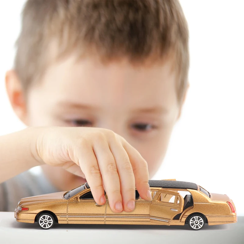 Zliatinový model detská hračka Stretch Car Lincoln Die Cast zliatiny Model modelu detská zbierka Zbierka hračky narodeniny darček