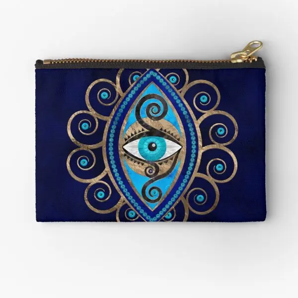 Zlo očné amulet ornament na zipsové vrecká malé mince vrecko kozmetické ukladanie balenie Kľúčové ponožky