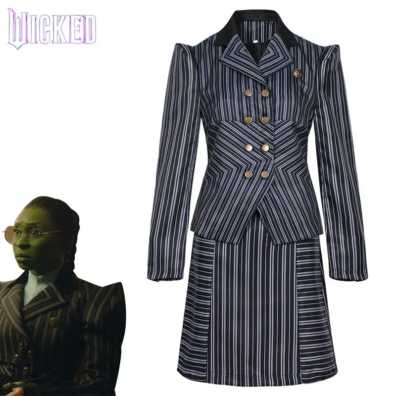 Zlý kostým Cosplay Elphaba Cosplay pre ženy Dievčatá Muži pre dospelých Anime outfit Halloween Vianoce