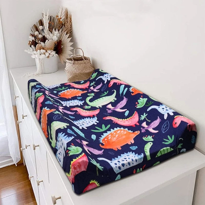 Zmena krytu podložky Unisex Plienka na zmenu tabuľky pre chlapcov a dievčatá Fit 34'X16 Obrysová podložka Cradle Lisets