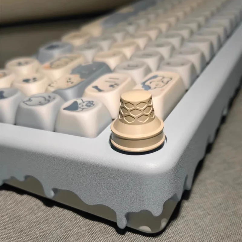 Zmrzlina Keycap Knob Custom Point Resin Resin Artisan Ice-Cream Cone Key Cap Anime Mechanical Keyboard Accessories Cute Y2K Game Gom