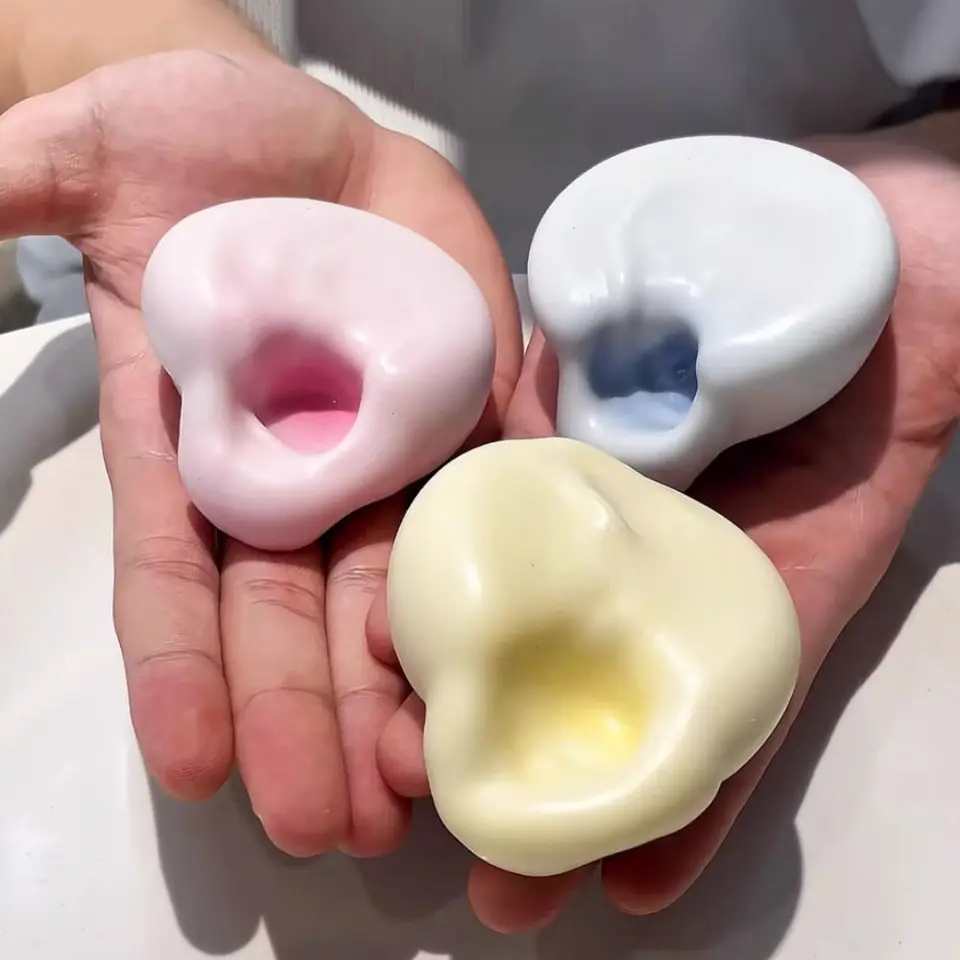 Zmyslové hračky tvarovateľné stláčacie hračky fidget ručne vyrobené loptu s hračkou reliéver realistickú ľadovú pokožku lepivé ryžové detské hračky