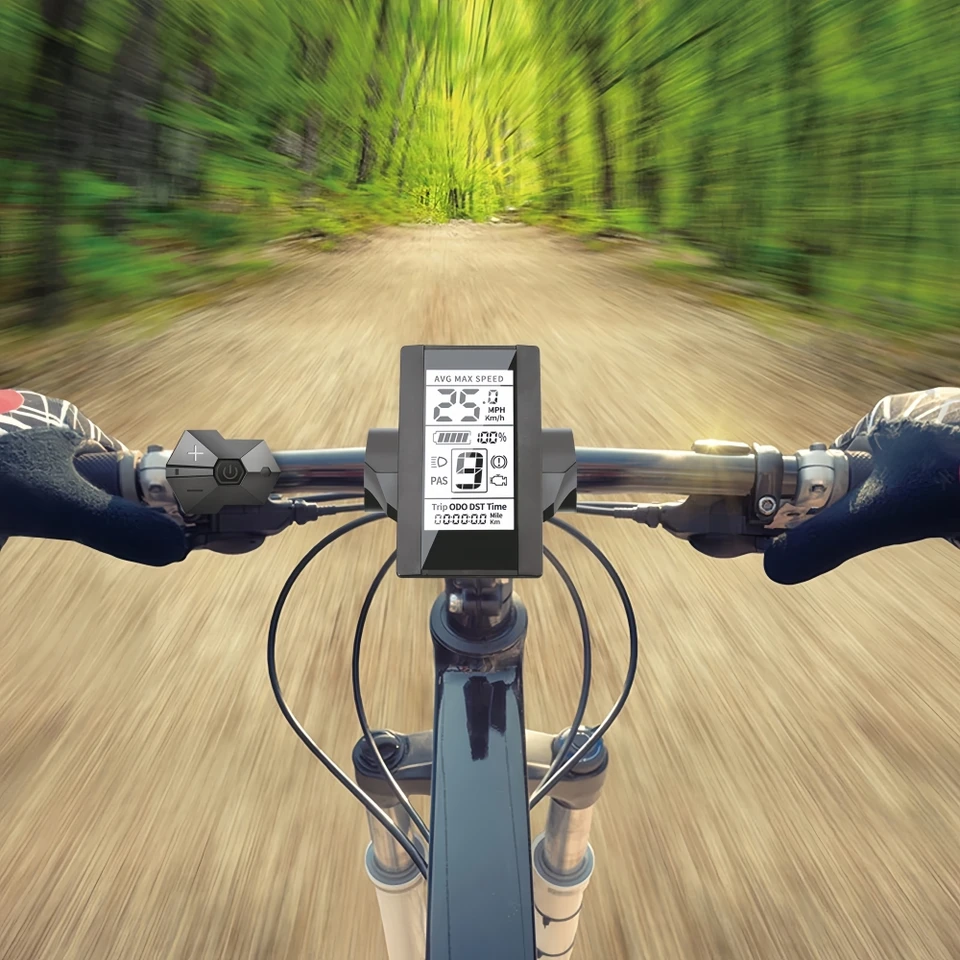Značka bafang Mid Motor Electric Electric Bicycle Špeciálny displej C965 800S BBS01 BBS02 G340 G320 M400 M620 Displej špeciálnej okrúhlej zástrčky