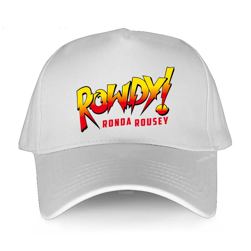 Značka baseball čiapky klobúk čierni muži baseballové čiapky Rowdy Ronda Rousey Man Ženy letný klobúk