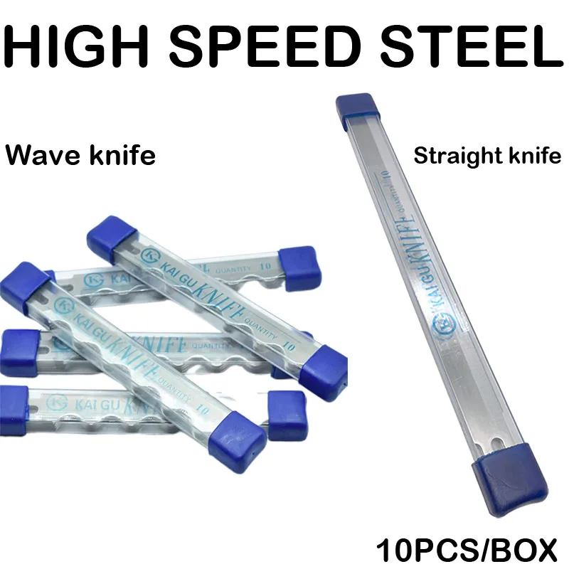 Značka Kaigu KM Eastman Cutting Stroj Nôž Vysokorýchlostný oceľový nôž Kvalitný priamy nôž vlny Knife šijací stroj