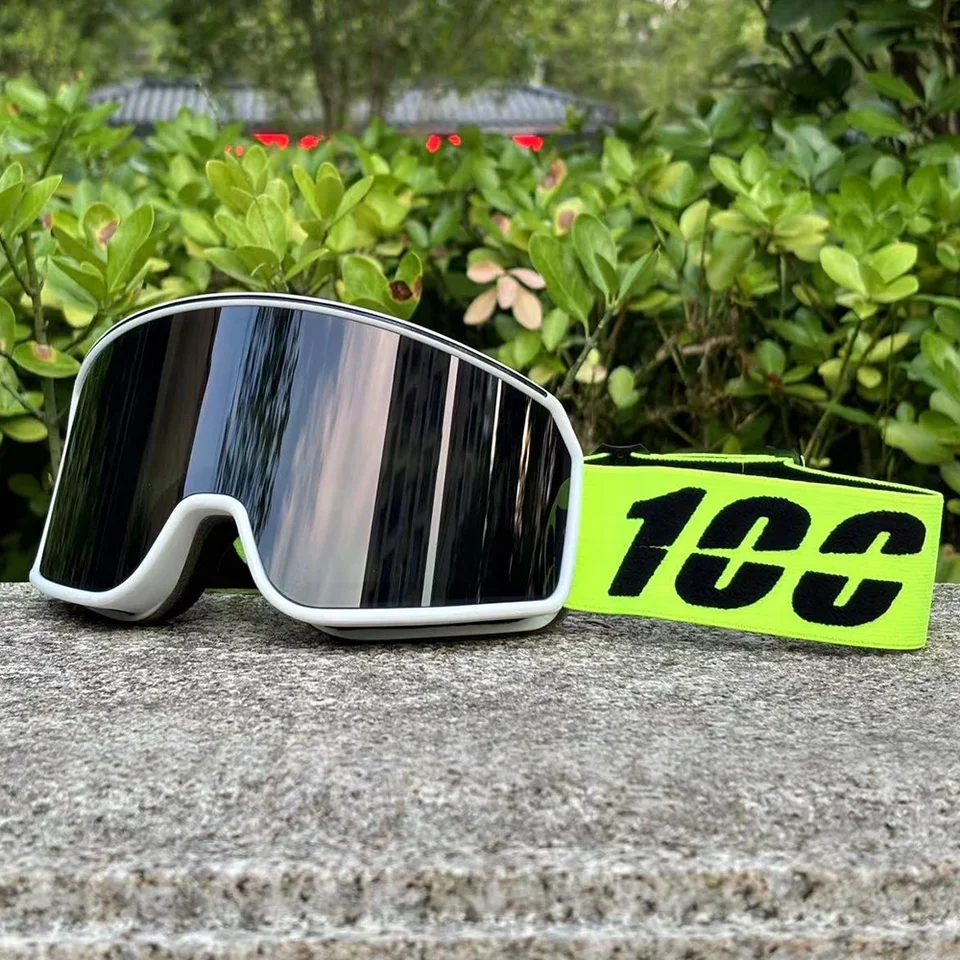 Značka lyžiarske okuliare Men Dámske dvojité vrstvy veľké snowboardové okuliare Anti-Fog UV400 Skate lyžovanie snowboardové okuliare