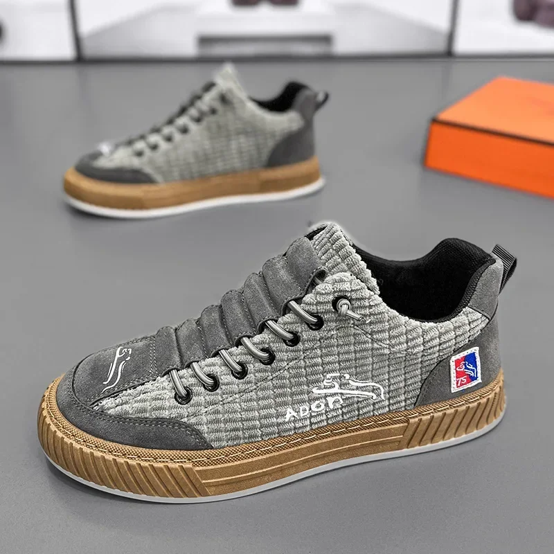 Značka pánske tenisky dizajnér módne príležitostné topánky pre mužov Comfort Platform vulkanizované topánky Muž Original Tenis Masculino Nový