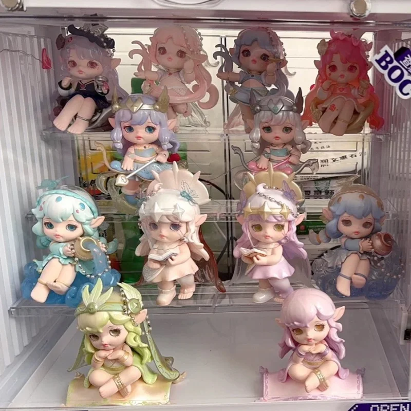 Zodiac Flower Princess Girls Series Cute Doll Action figure figure kawaii slepá skrinka stolov